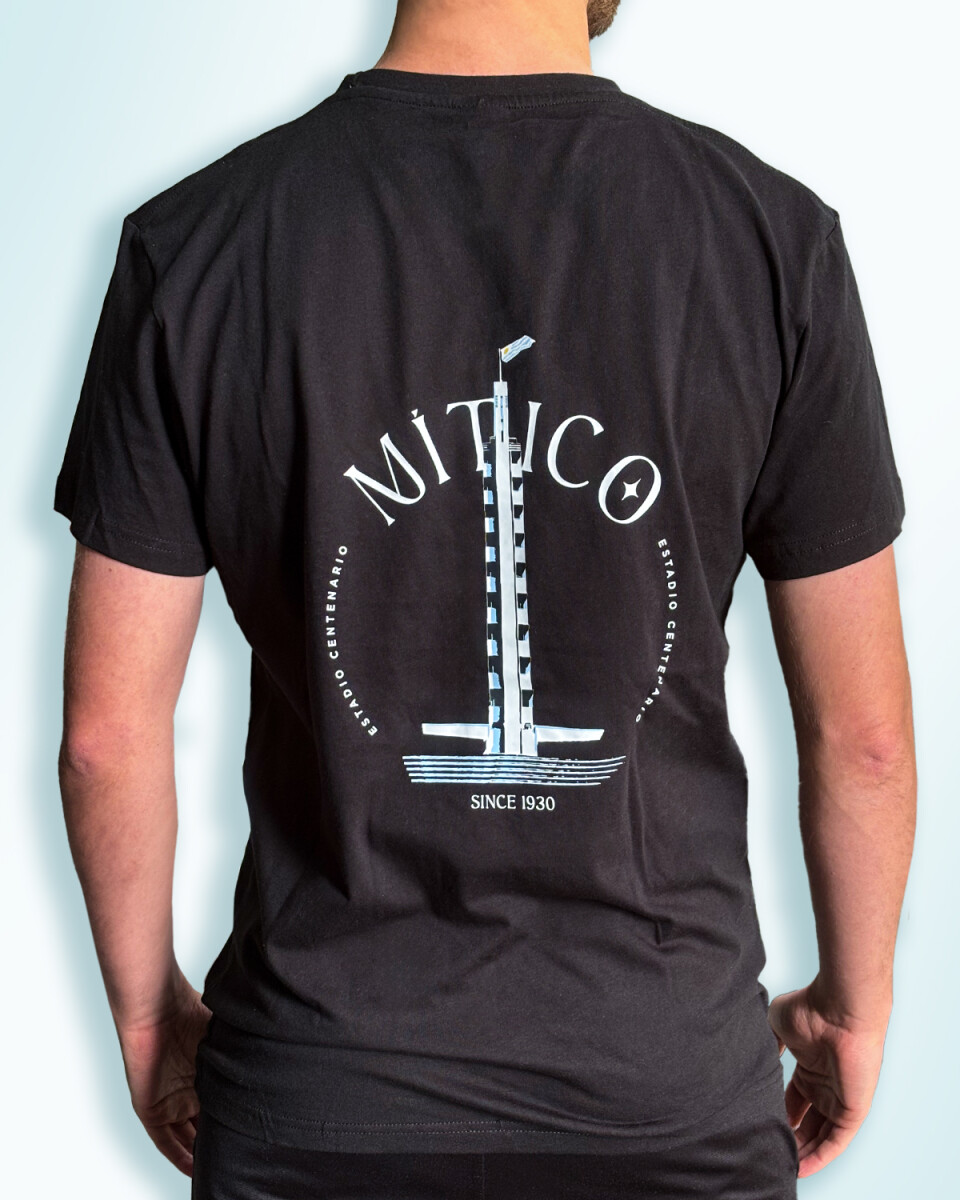 Remera Mítico Centenario - Negra 