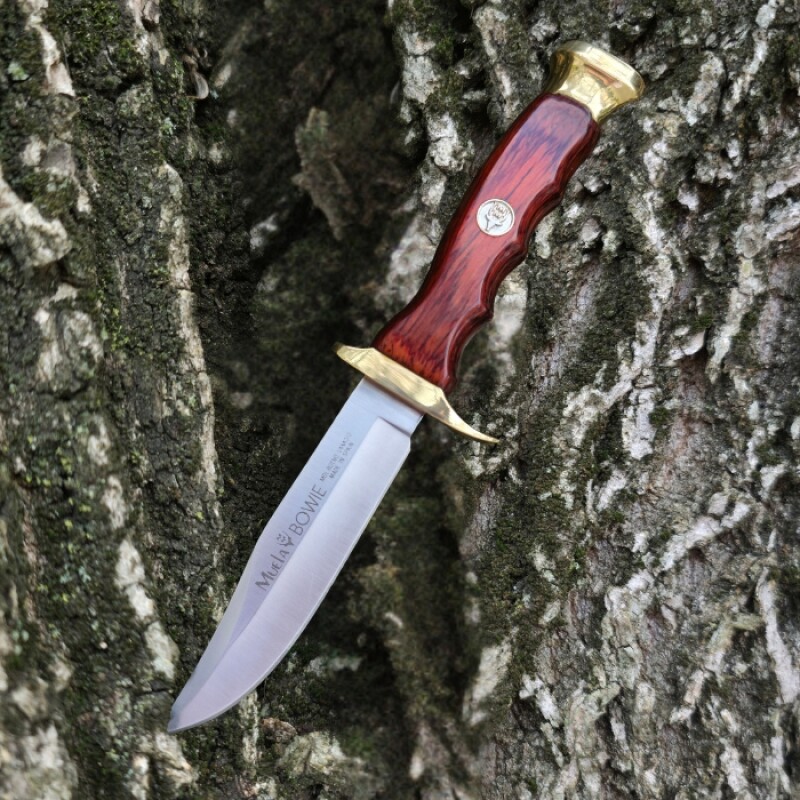 Cuchillo Muela Bowie Caza Hoja 10cm Acero Cuchillo Muela Bowie Caza Hoja 10cm Acero