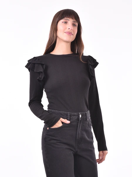 REMERA ROMA NEGRO