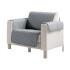 Cubre Sofá Sillón Protector Reversible 3 Cuerpos Cobertor Variante Color Gris