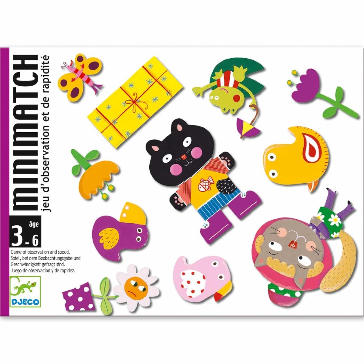 Juego de Cartas Infantil Minimatch Djeco 