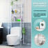Estante Armario Mueble Organizador Baño Inodoro Metal Acero Estante Armario Mueble Organizador Baño Inodoro Metal Acero
