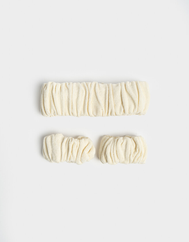 Accesorios Pelo Set Hair Care Set De Acc. De Pelo Y Otros - Blanco Crema