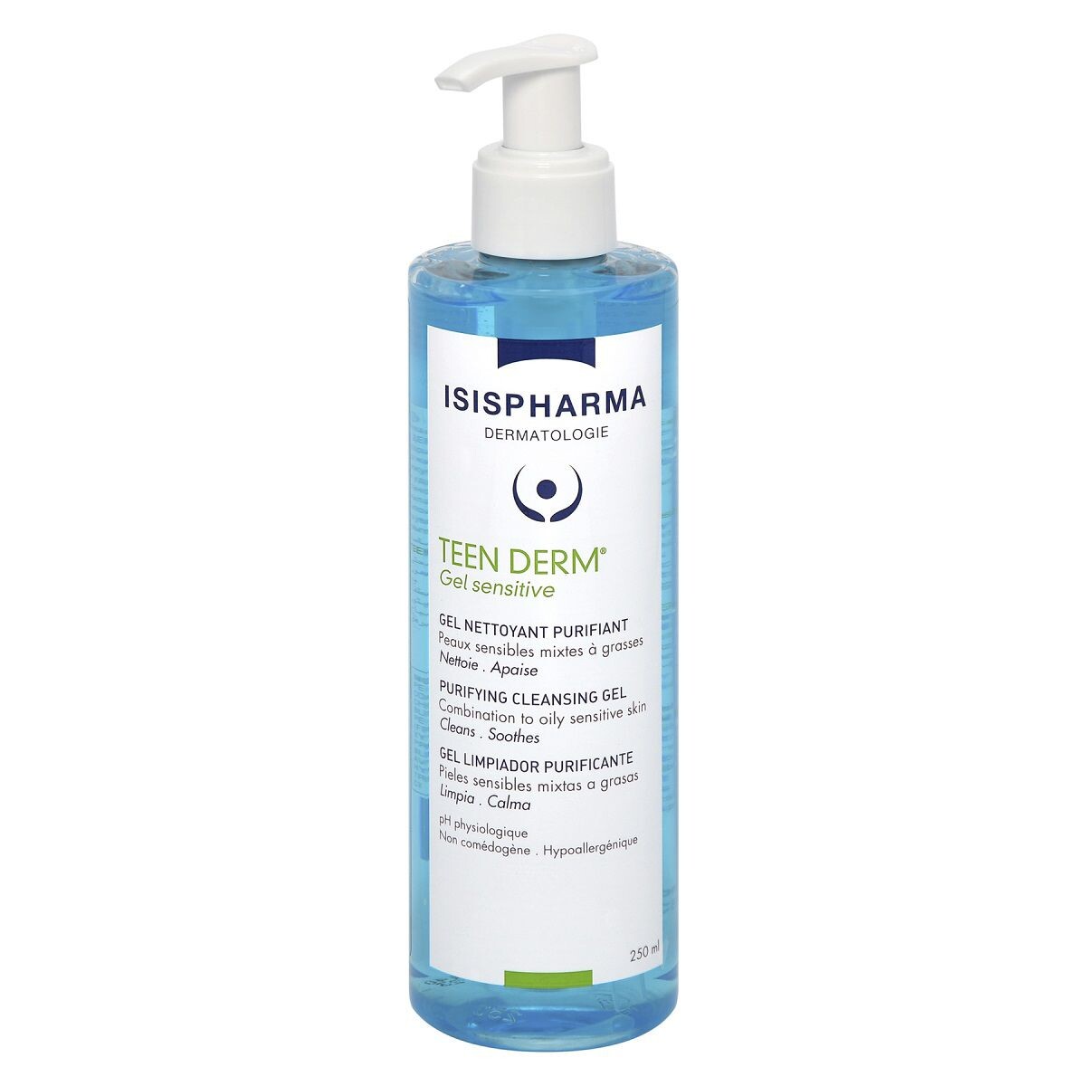 TEEN DERM GEL SENSITIVE FR. X 250 ML. 
