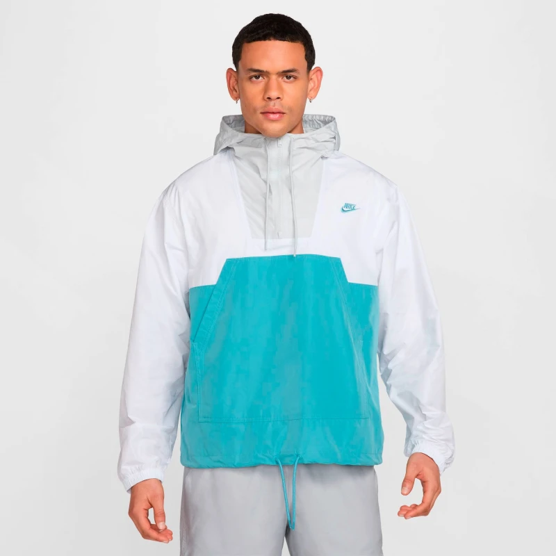 Abrigo Nike Club Marina Anrk Gfx de Hombre Blanco