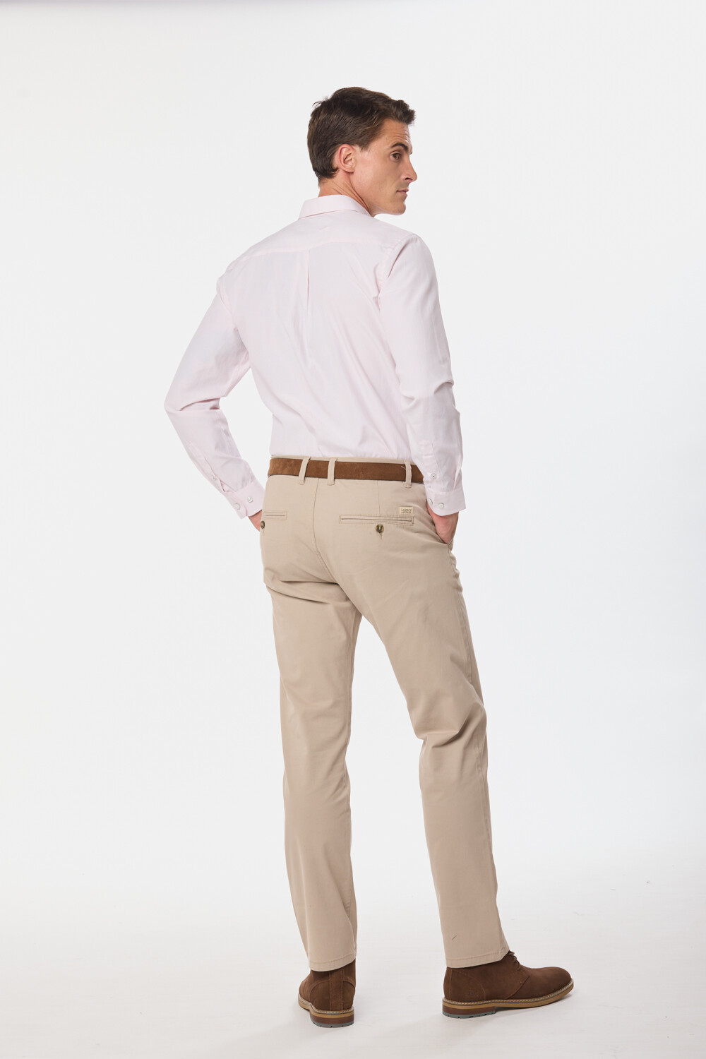 PANTALÓN SKINNY CON SPANDEX Beige
