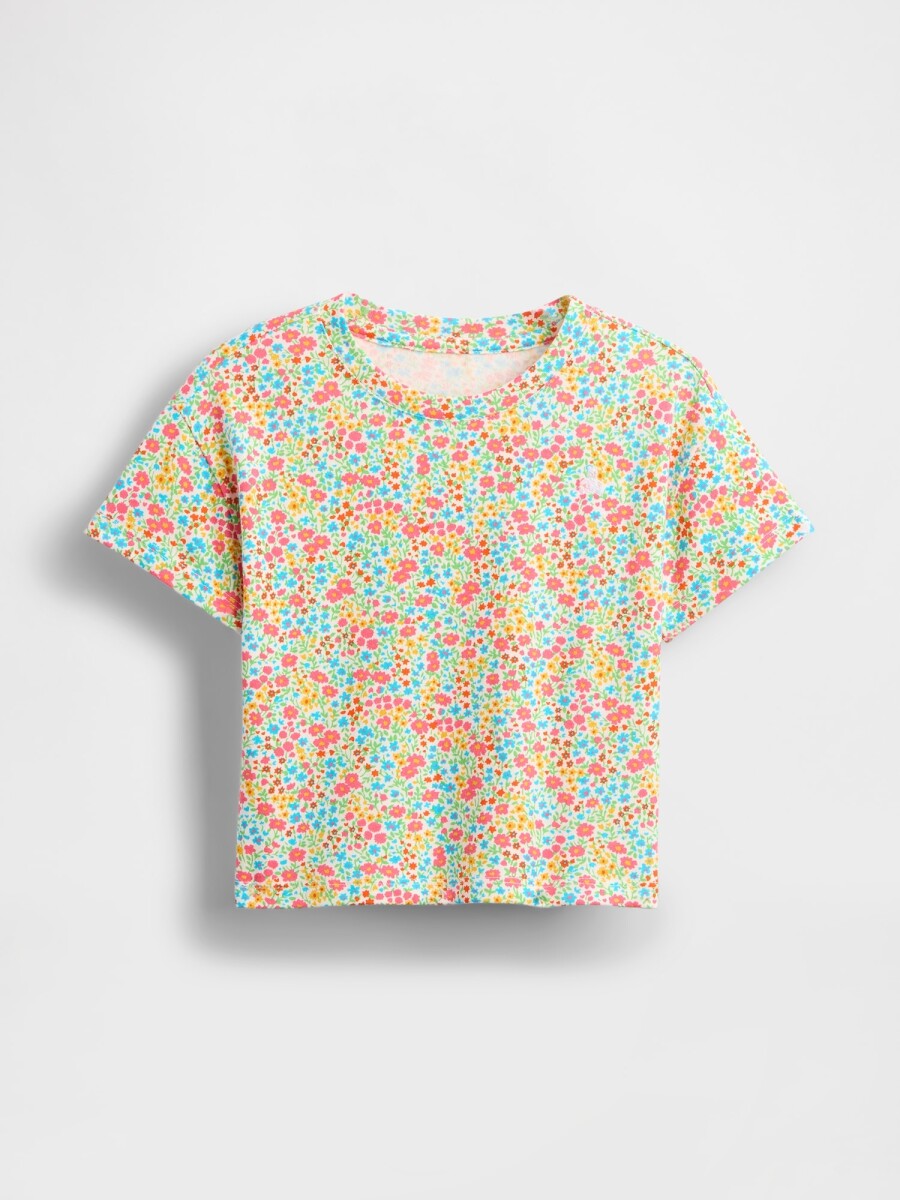 Remera Gràfico Manga Corta Toddler Niña - Ditsy Floral 