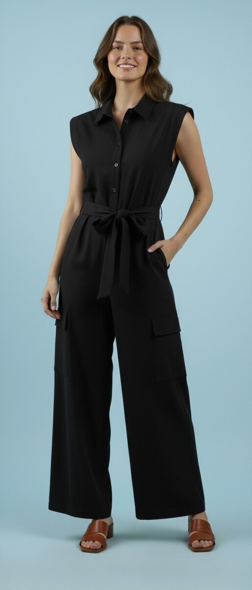 Enterizo Mila. - Negro 