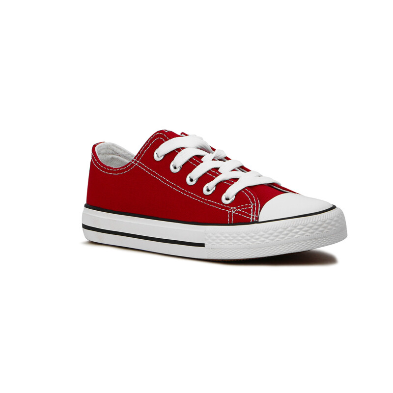 Austral Calzado Lona Casual Acordonado S/baja - B Rojo