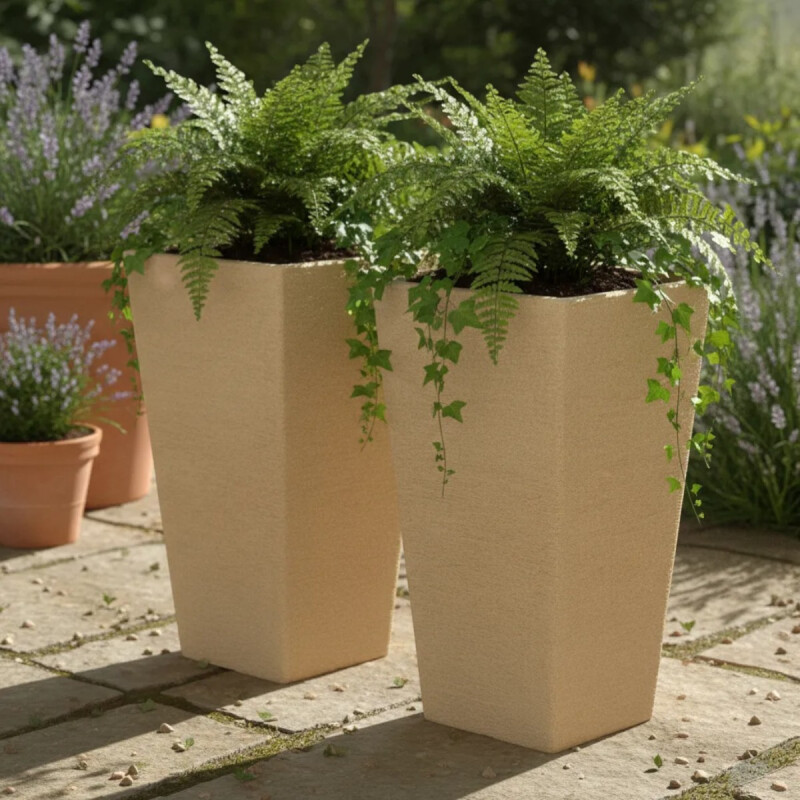 Maceta Plástico Piramidal 48 Taka Arena