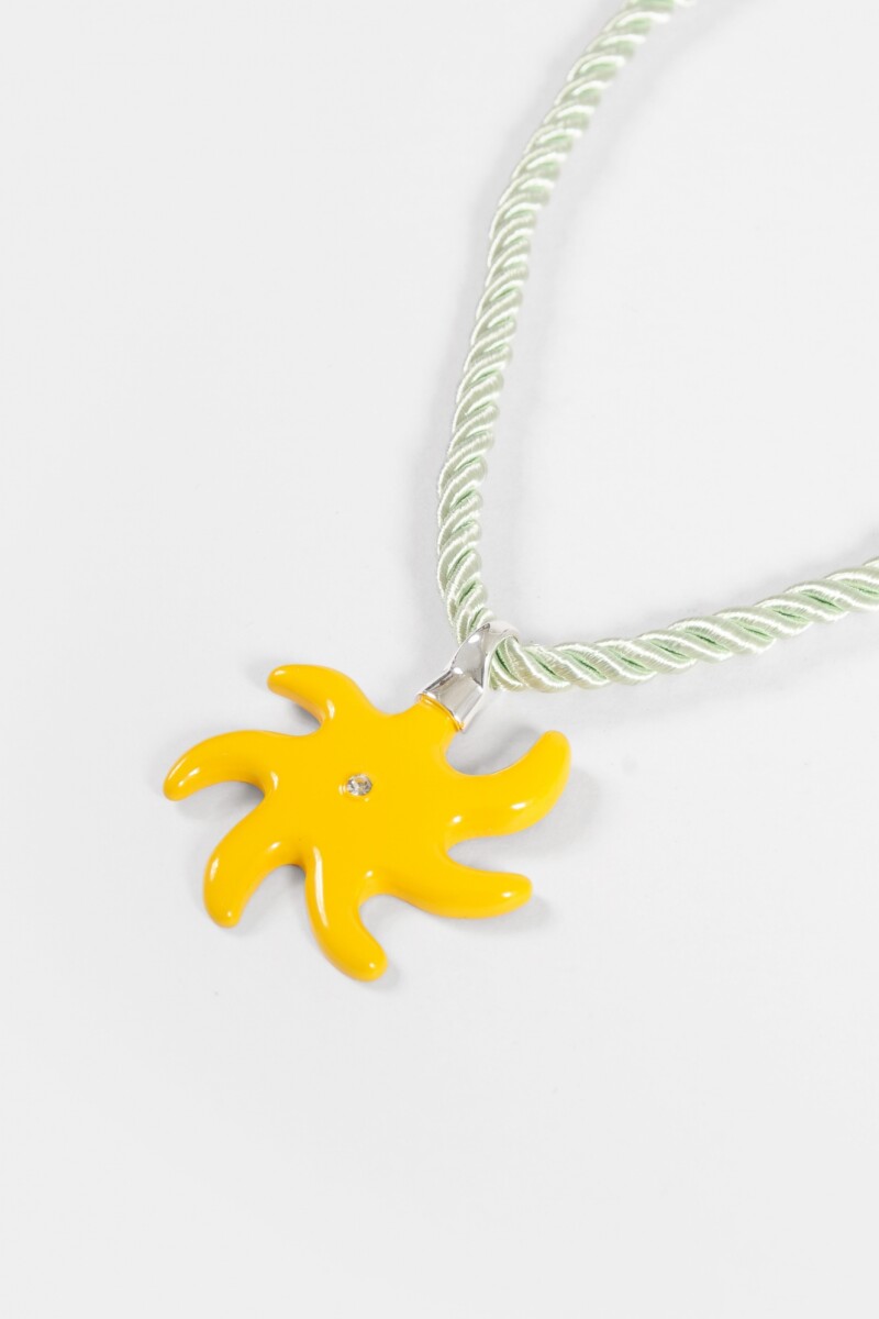 Collar cordón sun amarillo
