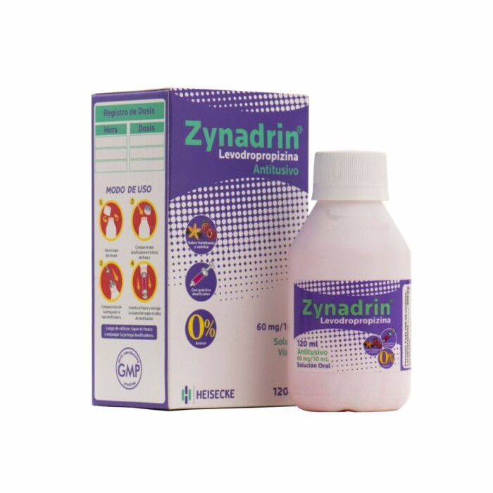 ZYNADRIN ANTITUSIVO JBE. FR. X 120 ML. única
