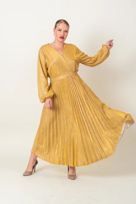 VESTIDO HAZEL Dorado