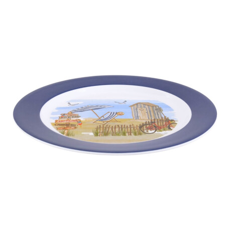 Plato llano de melamina linea Summer Plato llano de melamina linea Summer