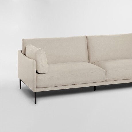 Sofá con chaise COSTA BEIGE - DERECHO