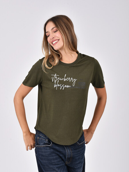 REMERA SEVILLA VERDE OSCURO