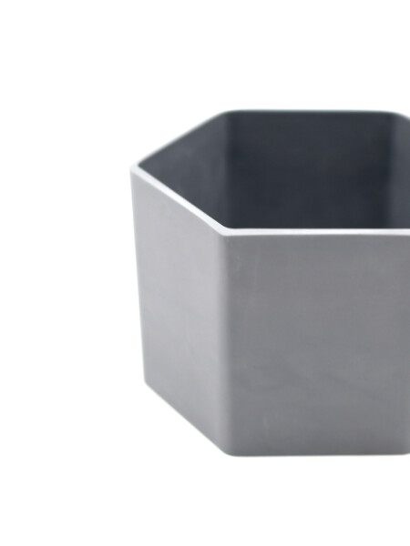 MACETA MARGARITA GRIS