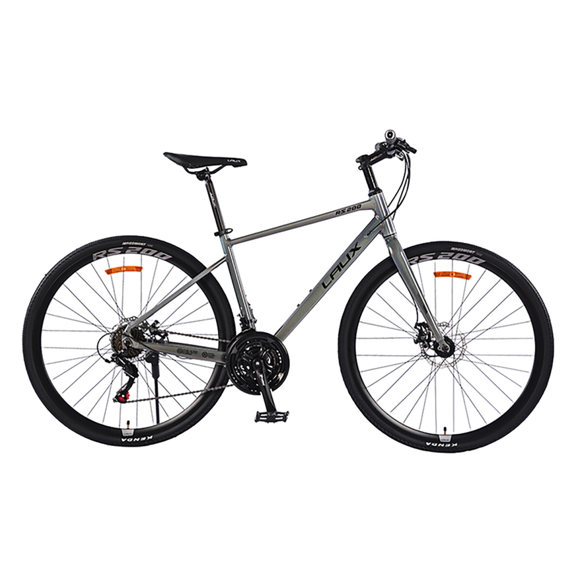 Bicicleta De Montaña Laux Hurricane 21v Rodado 29/700 43'' - GRIS 