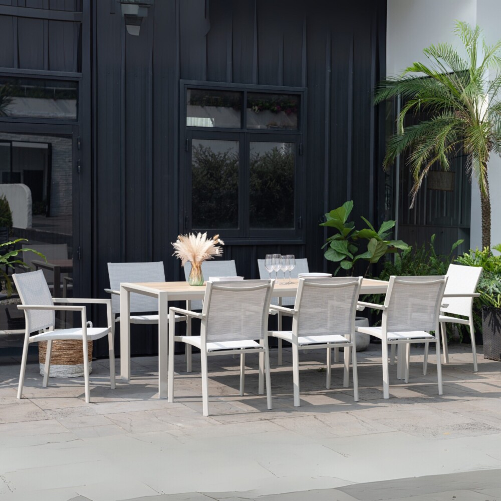 Mesa rectangular 207x90cm - Urbanite Beage