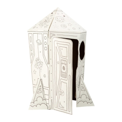 Cohete de Cartón para Armar Pika Cohete de Cartón para Armar Pika