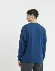 520682 T-SHIRT HARRINGTON LABEL Azul Piedra