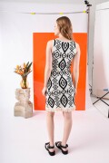 Vestido Bianca NEGRO Y CRUDO