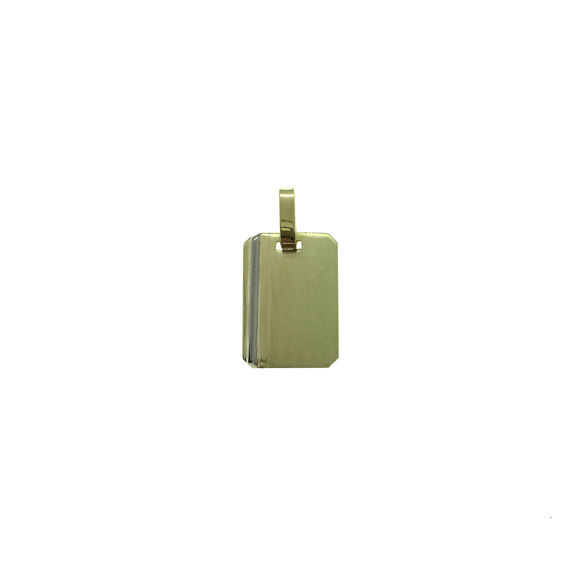 Medalla de oro amarillo 18k "linea lateral". Incluye grabado 