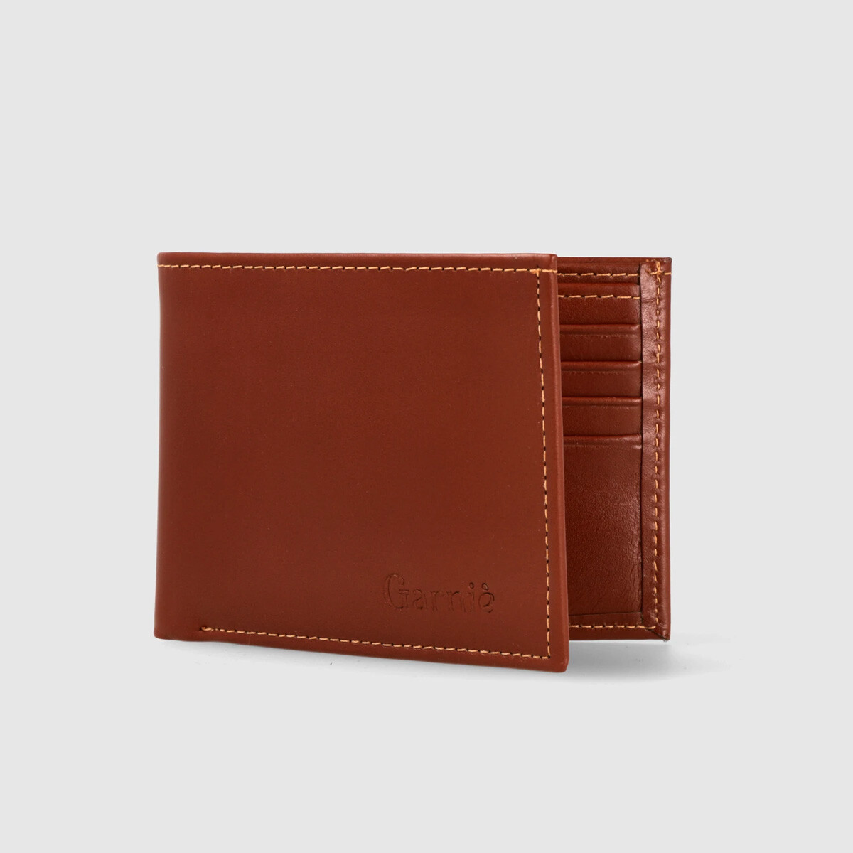 Billetera de Cuero Garnié Boston - Marrón 