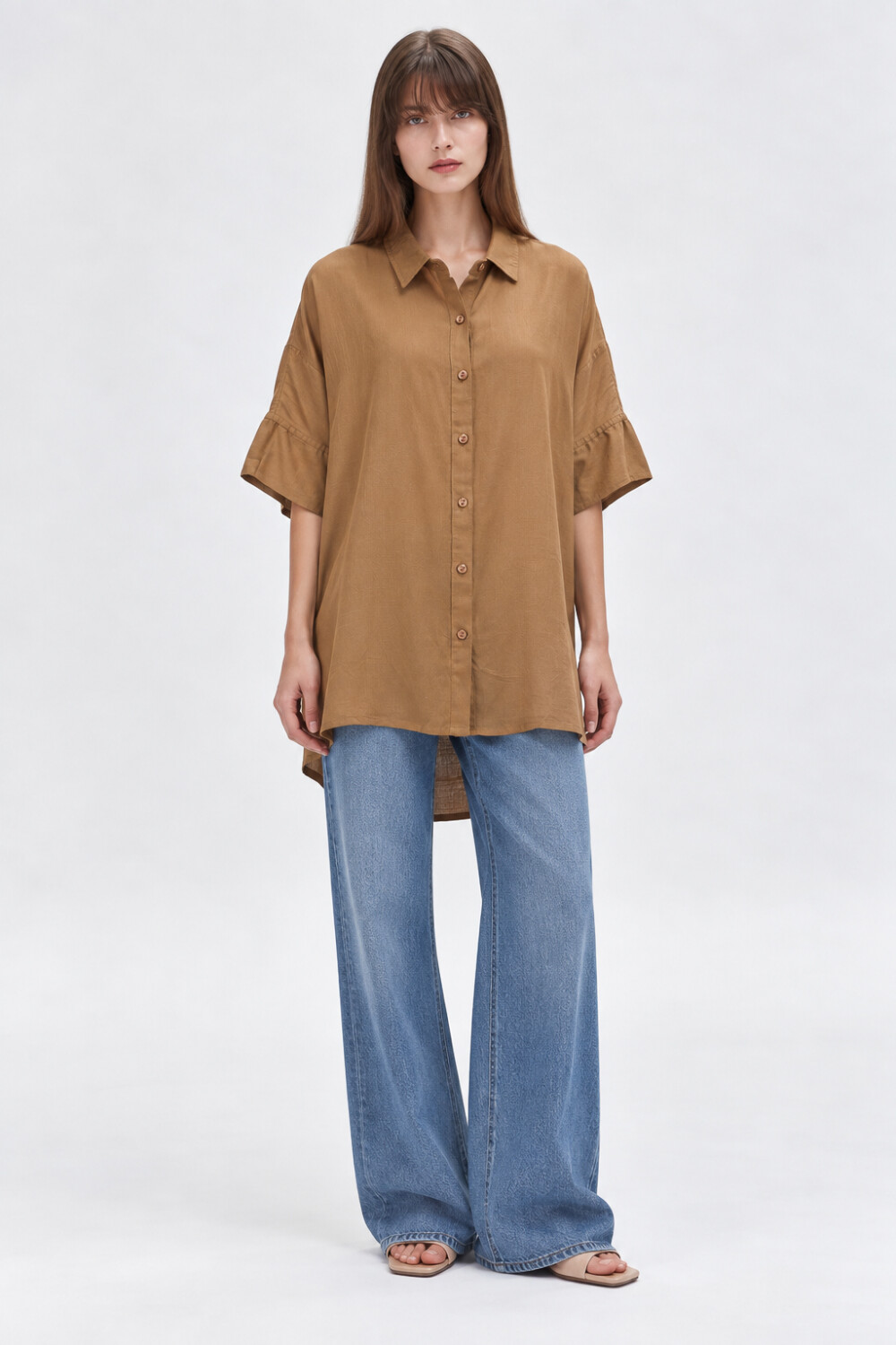 Camisa Litsa Tostado