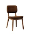 Silla de Comedor Classic Li­nea Manhattan Cuero Sintético