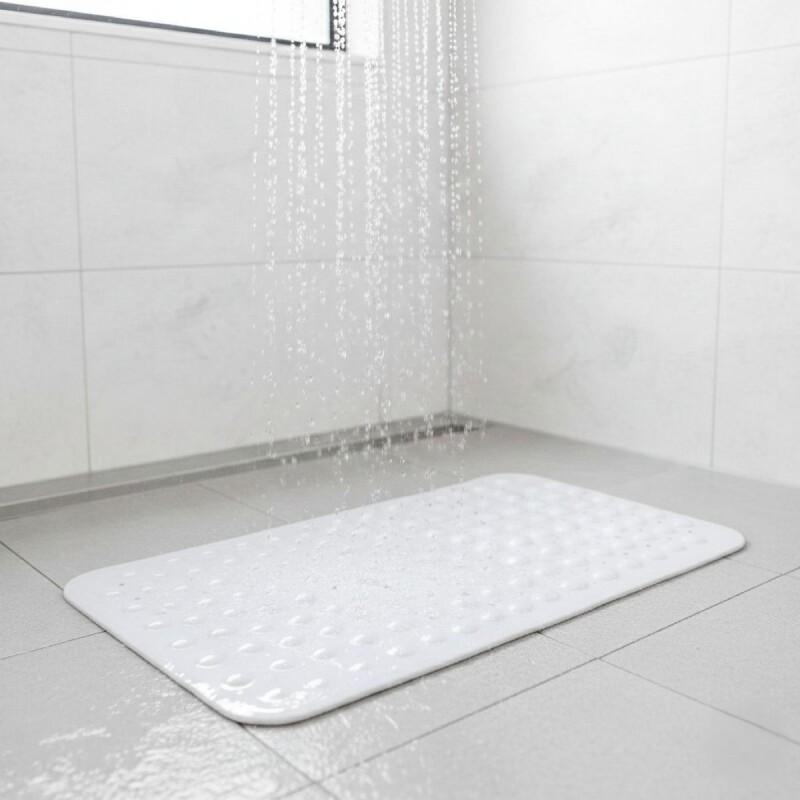 ALFOMBRA PLAST BLANCA P/BAÑO 38X70CM Unica