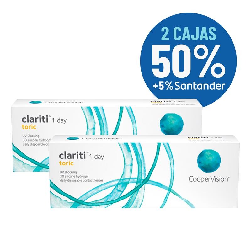 Set Clariti Tórico X 2 Cajas Blanco