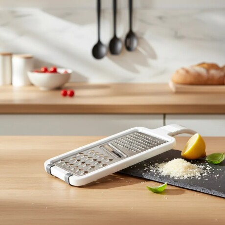 Rallador Tramontina Acero Inoxidable 1 Cara 3 Cortes Blanco