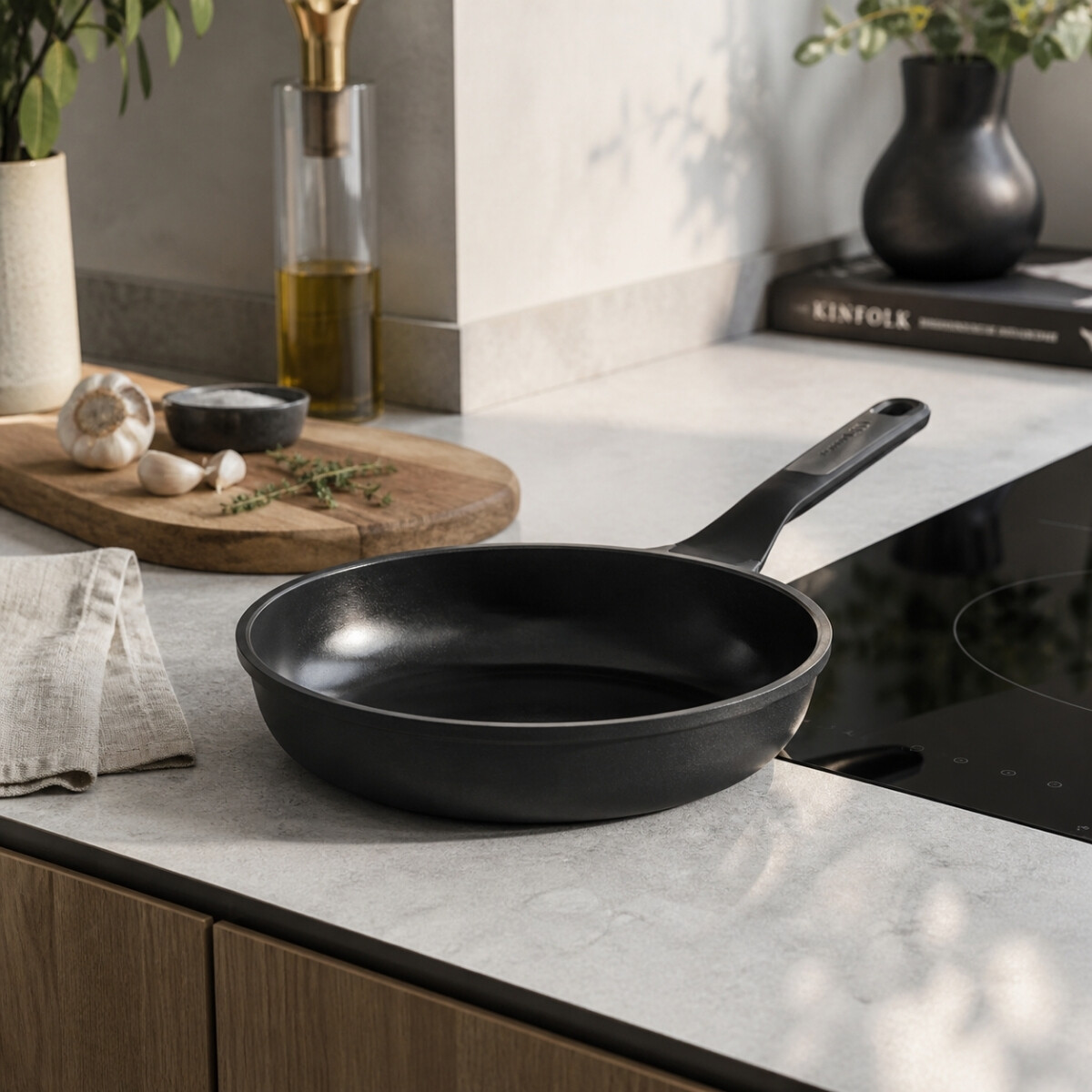Sarten 24 cm Antiadherente Aluminio Reciclado Stone Berghoff 