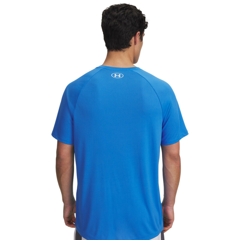 UA Tech 2.0 SS Tee-RED BLU-405