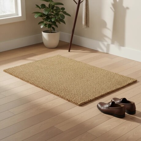 Alfombra felpudo en yute natural 45x75cm excelente calidad Yute Natural