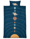 Juego funda nórdica TORHILD 155x220 azul Juego funda nórdica TORHILD 155x220 azul