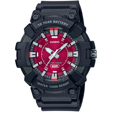 Reloj Casio Resina Deportivo Negro 0