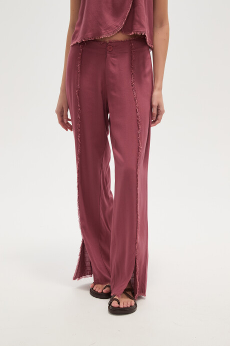 Pantalon Bemire Bordeaux Claro