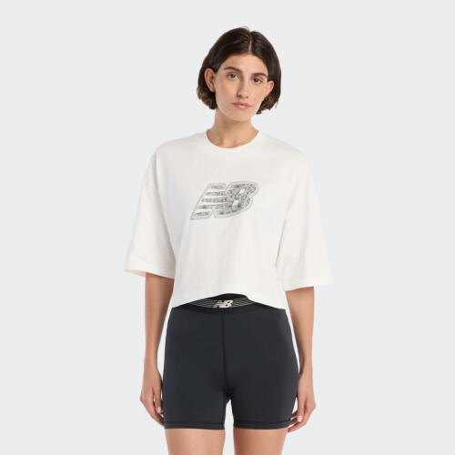 Remera New Balance Lace Blanco