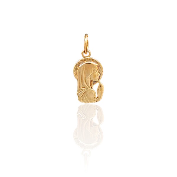 Dije Virgen Niña-Oro bajo-Sin piedra-CP8612 Sinpiedra