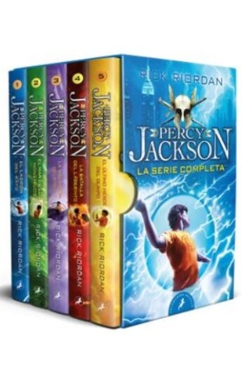 Estuche Percy Jackson y los dioses del Olimpo - La serie completa Estuche Percy Jackson y los dioses del Olimpo - La serie completa