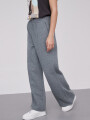 Pantalon Liston Gris Melange Medio