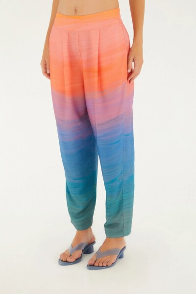 PANTALON ANCHO Multicolor