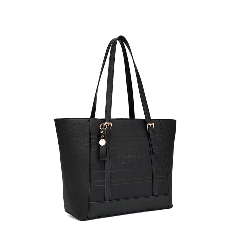 Bolso Las Oreiro Shopper Negro