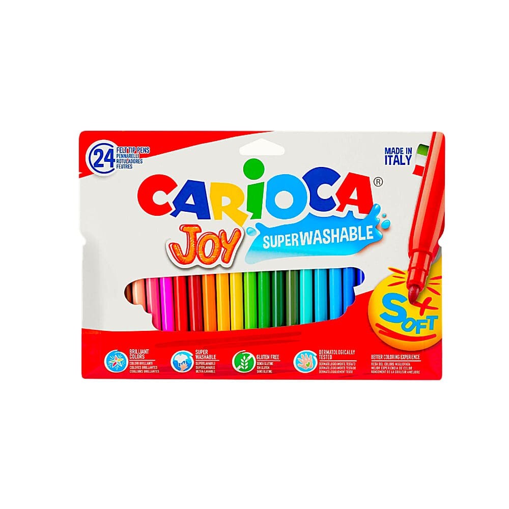 CARIOCA MARCADOR JOY WASHABLE CJ X 24 única