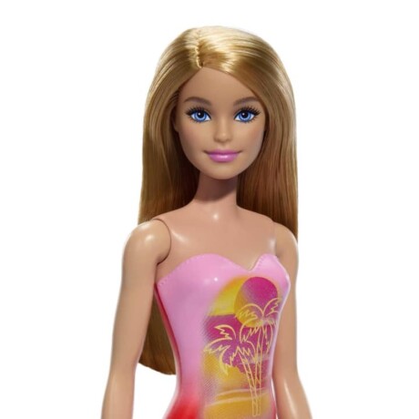 Muñeca Barbie GHH38 con Traje de Baño Varios Modelos ROSA