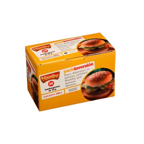 HAMBURGUESAS HAMBY 70GRS. 24UND HAMBURGUESAS HAMBY 70GRS. 24UND