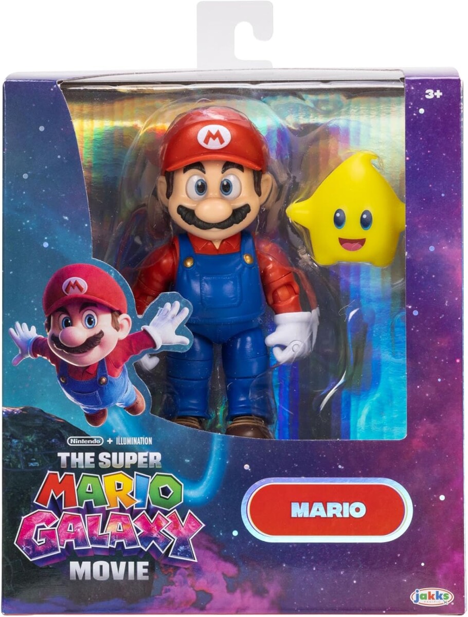 FIGURA SUPER MARIO GALAXY 5" - ROJO 