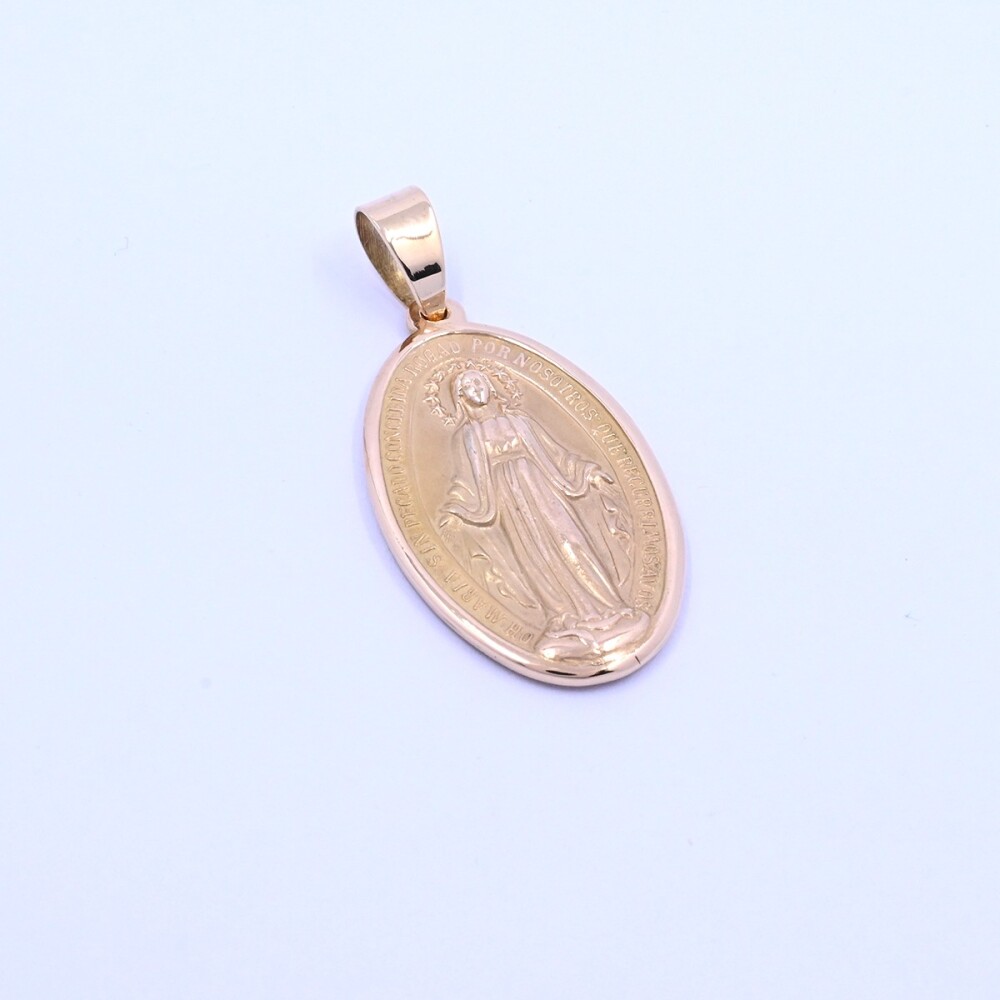 Medalla de oro 18k milagrosa. Medalla de oro 18k milagrosa.